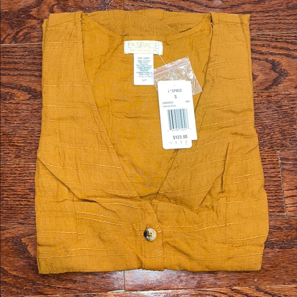 NWT L*Space Sabrina Dress in Hazelnut - Picture 7 of 9